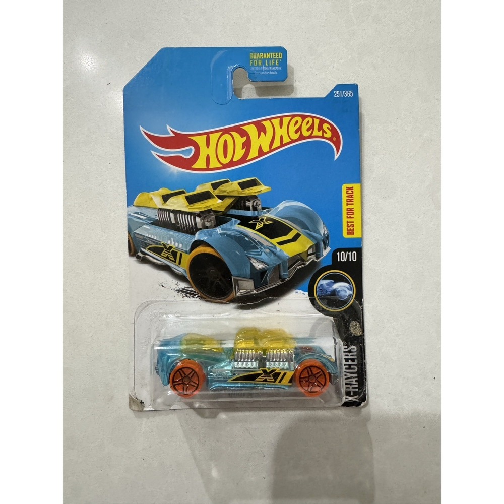 Hot Wheels #DTY14 2017 FACTORY SET X-Raycers Series #10 What 4-2 (Loc N)